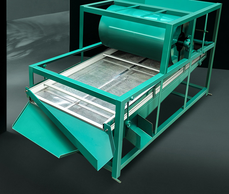 种子净粮机电动菜籽稻谷子振动粮食筛选机 抽风式小型筛选机(不含电机