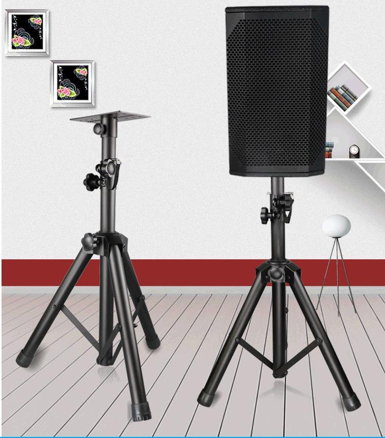 短款小型音箱支架金属音箱落地三脚架三角架ktv舞台专