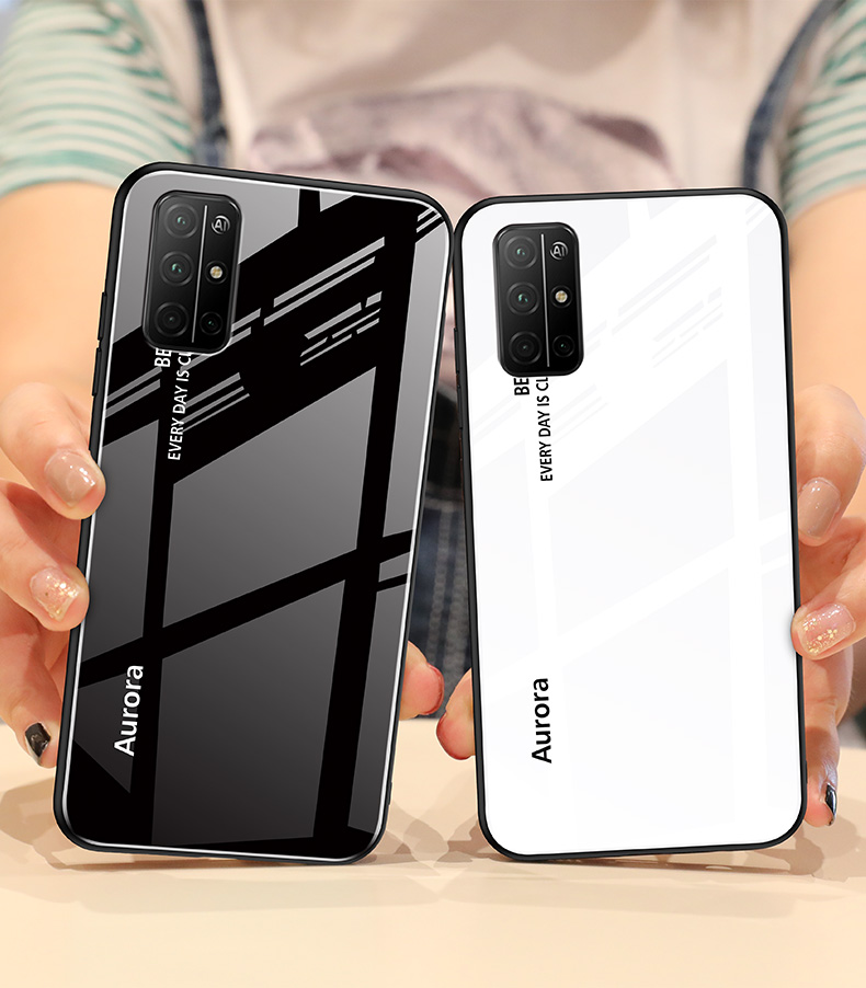 竹仔鱼 荣耀30s手机壳荣耀30保护外套honor玻璃壳硬30pro男女款潮30