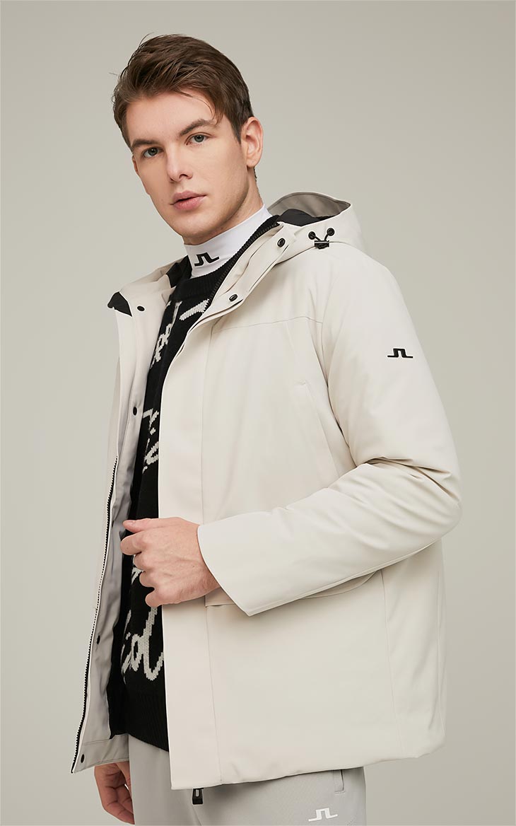 jlindeberg金林德伯格秋冬新款潮流休闲连帽运动棉衣棉服夹克男