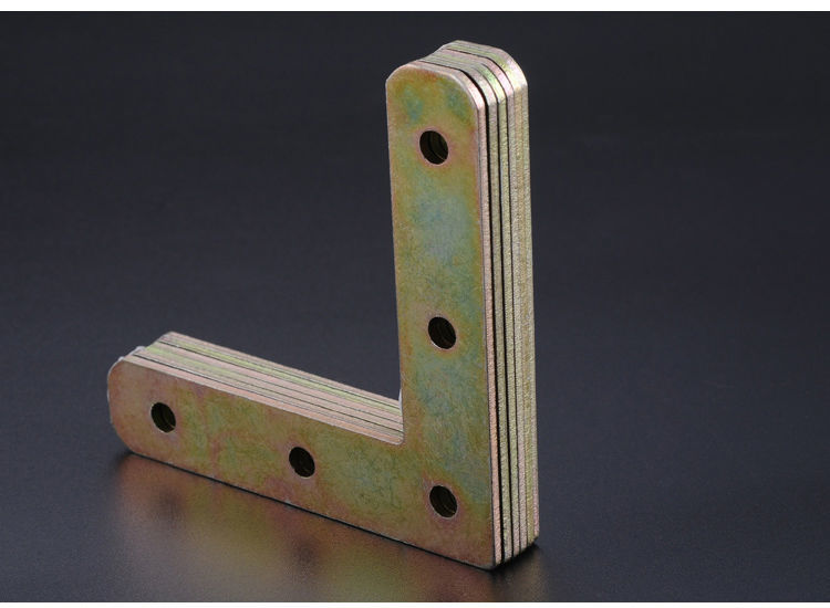 30只价直角连接片角铁桌椅固定件包角拐角支架铁片l形紧固件l型10只无