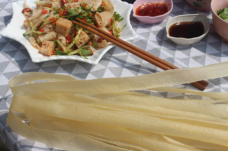 5斤干凉皮 面皮方便速食免煮小吃擀面皮散装凉拌劲道河南新乡特产