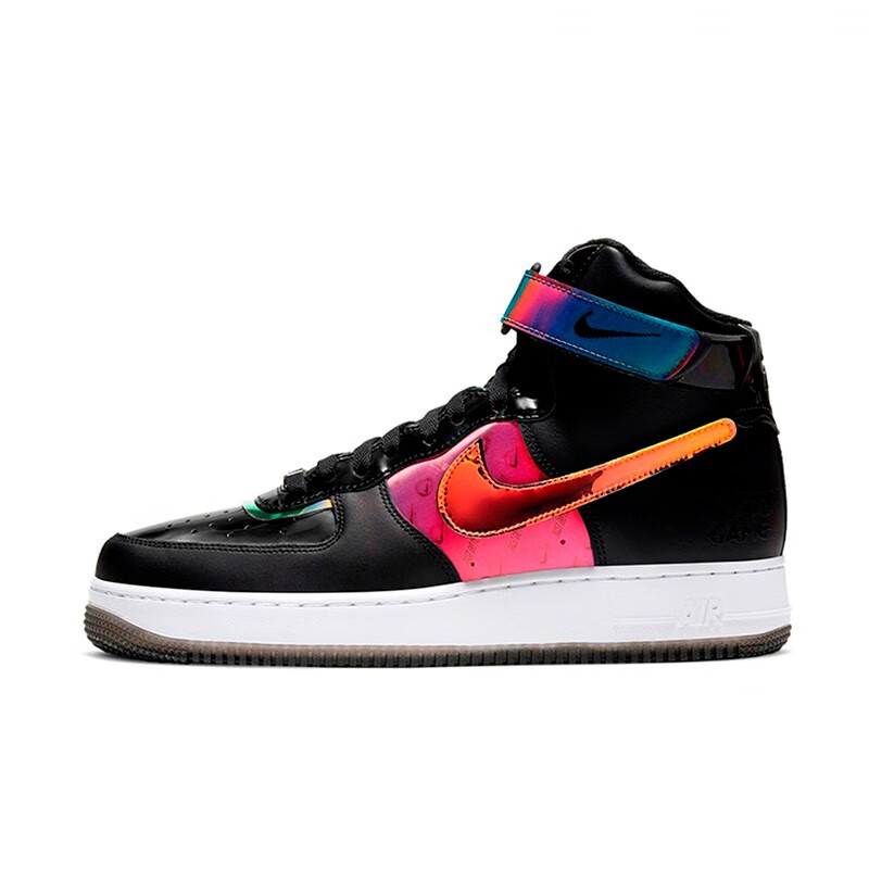 nike 耐克 force1 af1空军1号男子高帮休闲鞋 cw2289 小麦色dj91 黑白