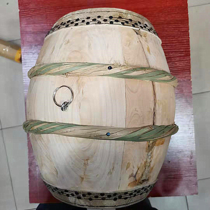 川剧鼓川堂鼓道士鼓冬瓜鼓道场鼓民间鼓白坯鼓高音川鼓大号高32厘米鼓