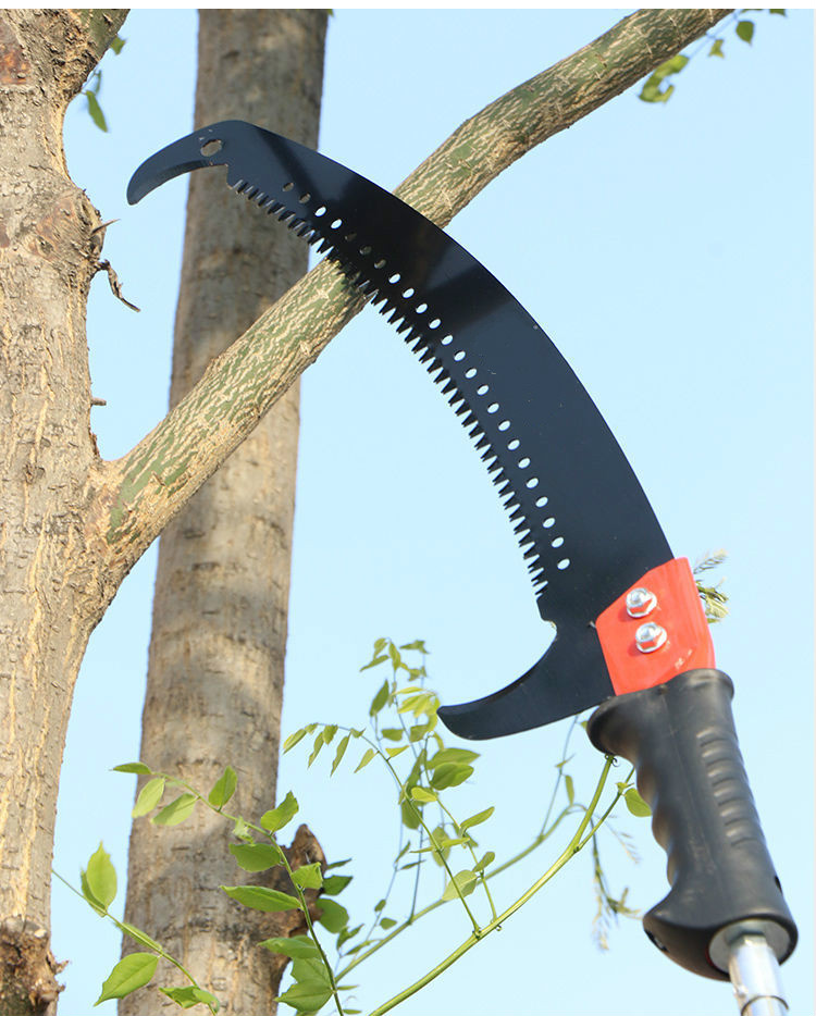 2022不锈钢伸缩高枝锯园林果树锯子园艺锯加长杆高空锯树枝修树锯子