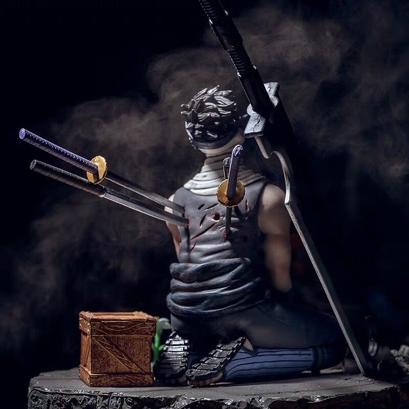 国产优质版 火影忍者 雾隐鬼人 桃地 再不斩 手办摆件模型礼物 雾影鬼