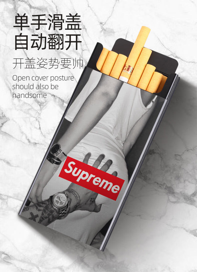 2022新升级款浴血黑帮烟盒潮牌烟壳20支装男女士细支香创意个性潮便携