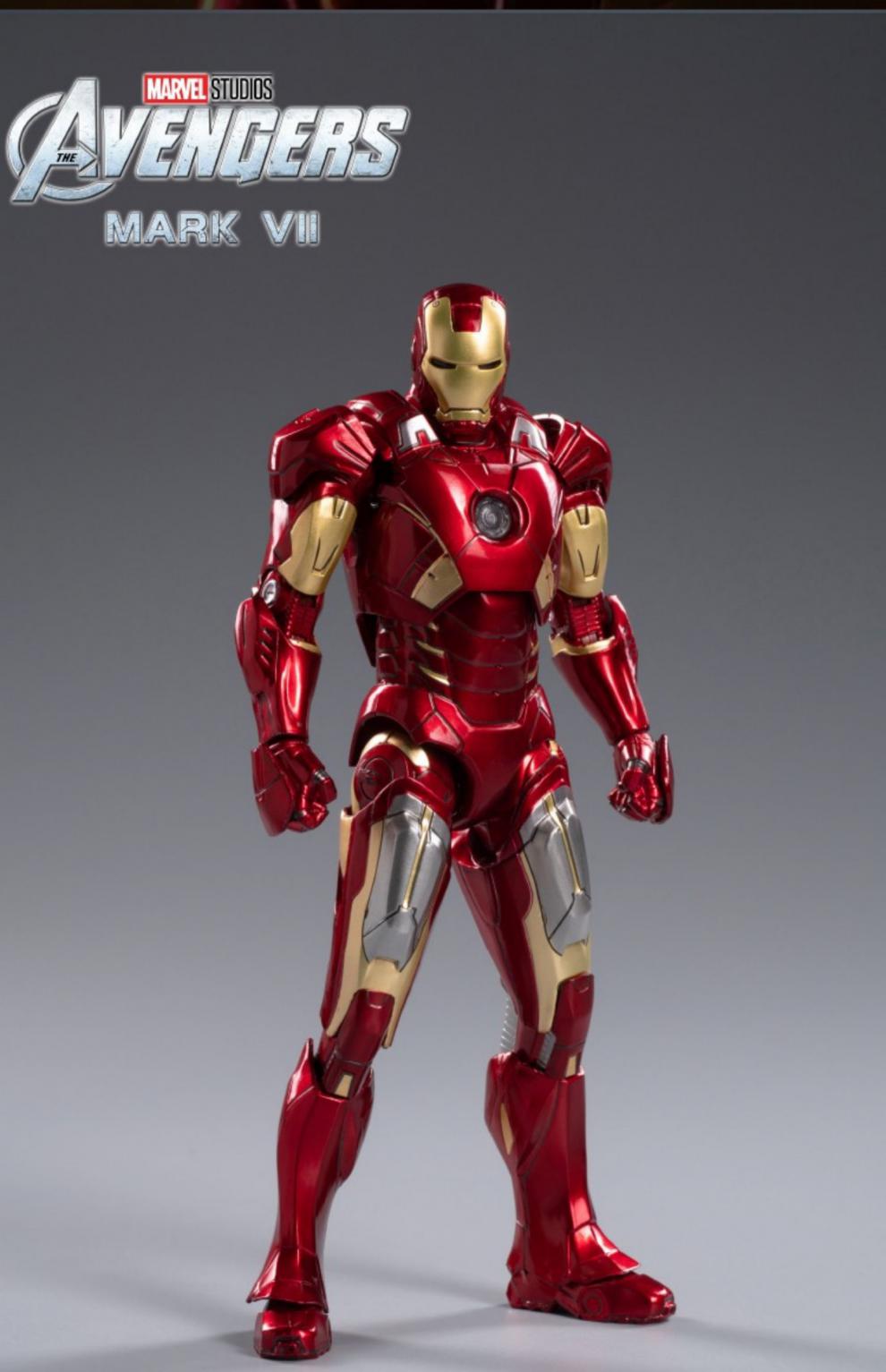 中动mk50钢铁侠马克3可动玩具7漫威复仇者联盟mark42人偶mk3