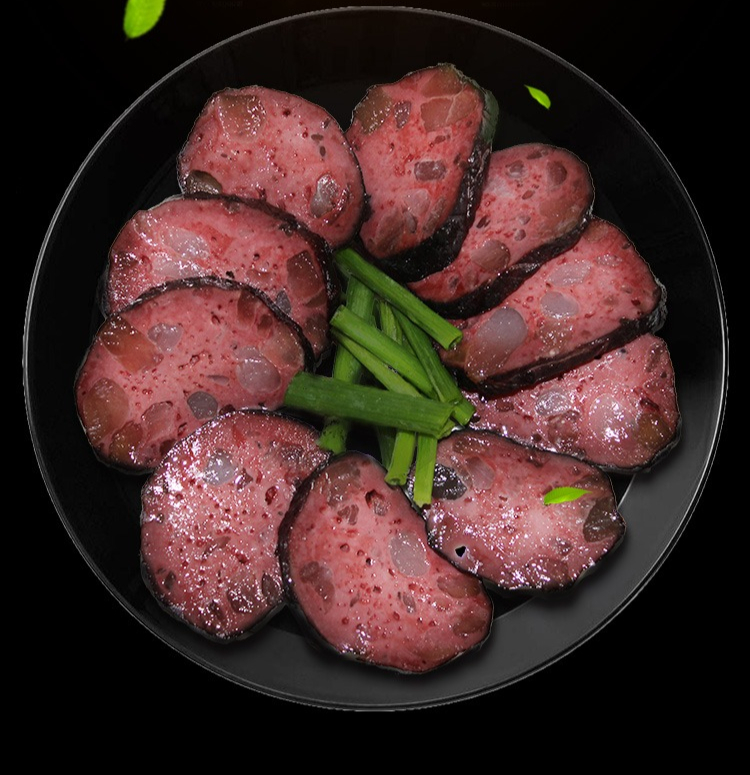 湖湖南邵阳猪血丸子 南邵阳特产猪血丸子猪血粑手工 农家自制 柴火