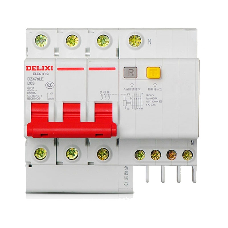 dz47sle漏保d型1p2p3p4p漏电保护断路器空气开关63a1pn
