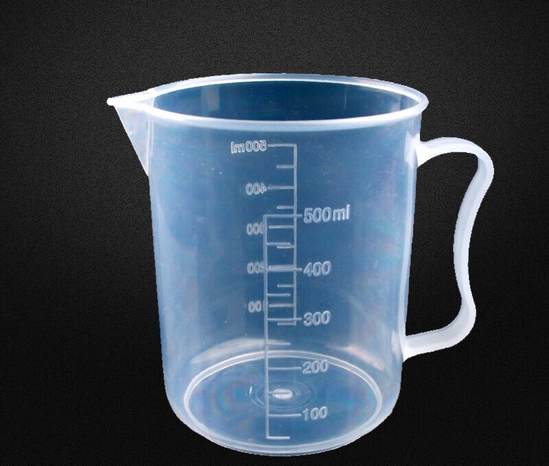 塑料量杯加厚浇水壶带刻度塑料量杯透明浇花水壶水量筒量杯1000毫升