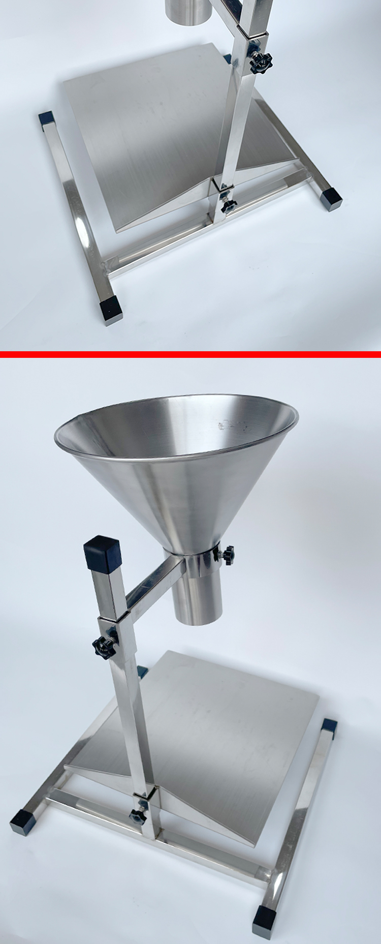冷吃兔包装漏斗真空袋漏斗带支架漏斗包装肉食特大号漏斗不锈钢蒂罗纳