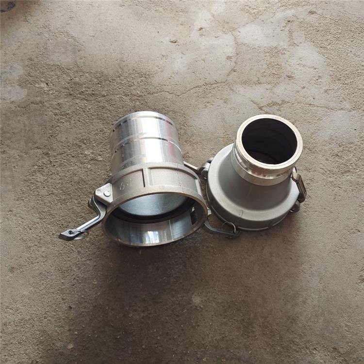 程力吸污车配件吸粪后罐头排污母接头6寸变4dn150快速接头阴阳端 6寸