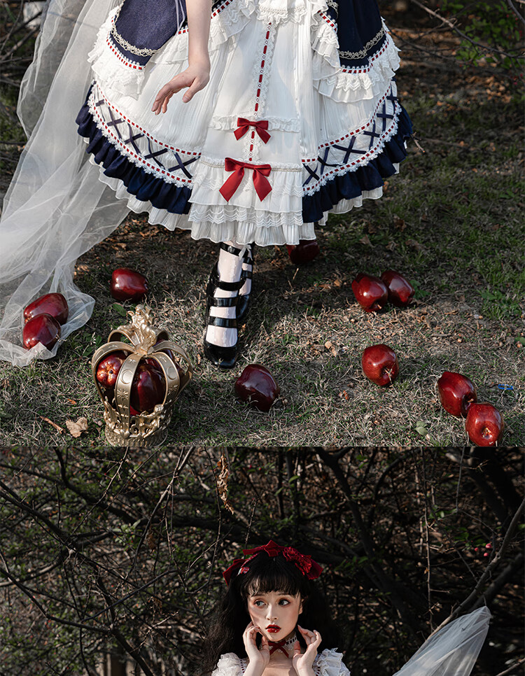 anna etter轻奢潮牌洛丽塔原创在逃公主白雪姬lolita裙茶会夏天童日常