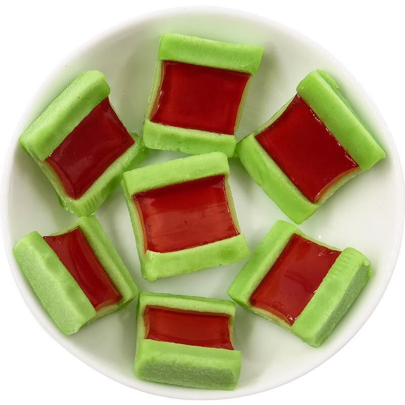 怀旧零食果冻泡西瓜味泡泡糖儿童零食 100个【图片 价格 品牌 报价】