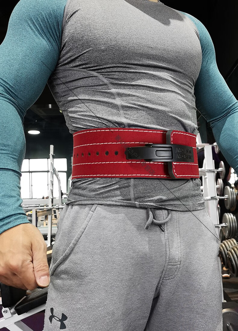 深蹲腰带男健身护腰硬拉护膝运动女举重护具护腕力量举手套助力带升级