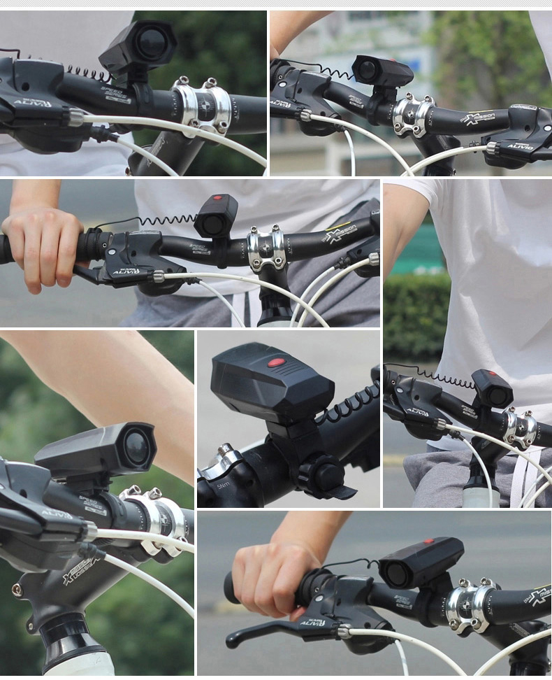 跨速kuasu自行车山地车电喇叭车铃大声响亮单车电铃铛骑行装备配件