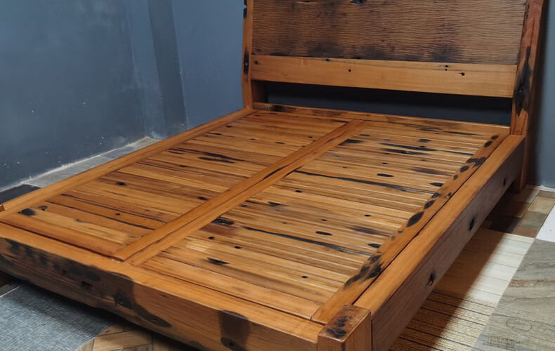 0米船木双人床【图片 价格 品牌 报价】-京东