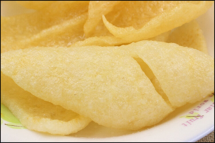 5折油炸猪皮皮肚猪肉皮干货500g凉拌响皮干煲汤江苏特产水发肉皮厚q弹