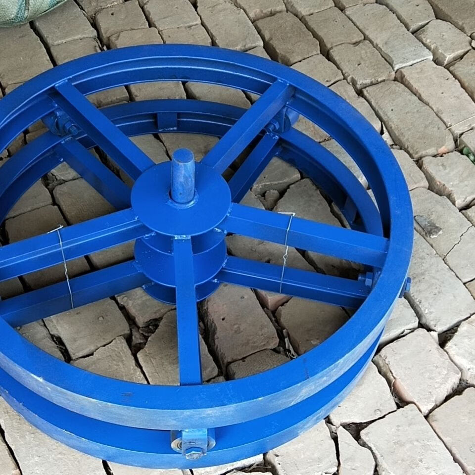 加强槽钢放线盘光缆光纤圆盘卧式放线架电缆铁盘钢绞线放线支架18米