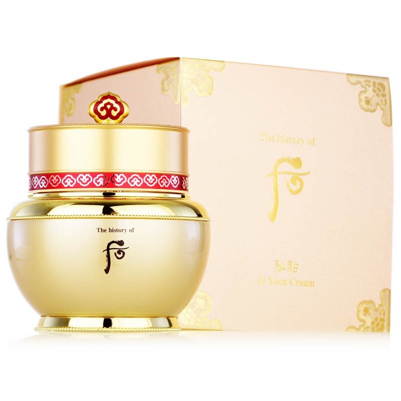 国内专柜后thehistoryofwhoo面霜滋养霜秘贴自润面霜1ml10片