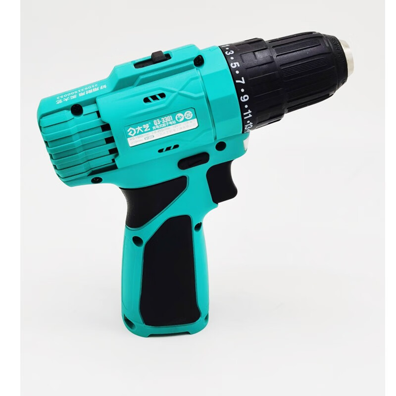 无刷锂电钻 双速充电式多功能手电钻16v无刷裸机 大艺3301款 裸机