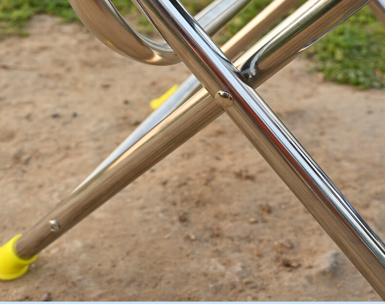 Grsaed Fishing Chair, Outdoor Portable Folding Chair, Stool, Thickened Leisure Chair, Outdoor Fishing Chair with Gun Rest Stand 6