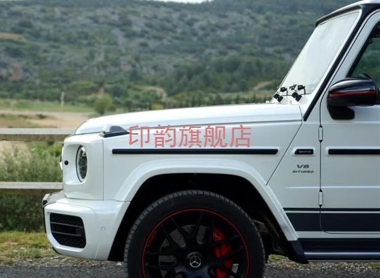 奔驰ml数字车标新款g级标大g改装amgg500 g63后尾标标志亮黑色 新g550