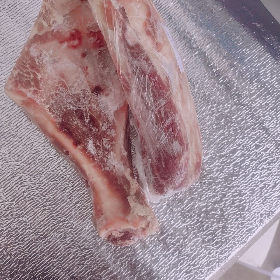 手抓扇子骨3斤新鲜羊扇骨肋骨油炸冷冻商用食材1500g
