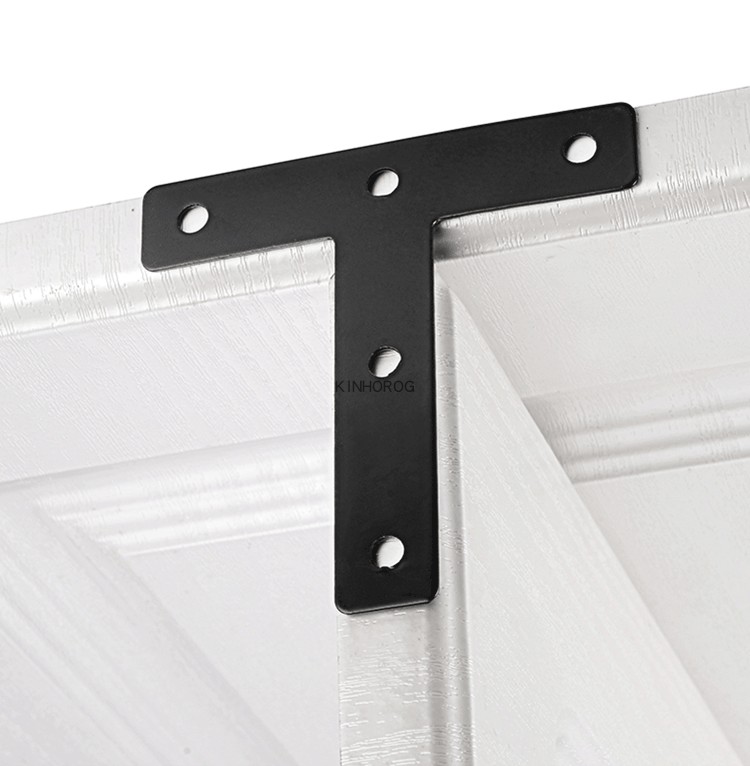 木板拼接固定黑色l型t型平板角码木板桌椅固定连接件90度紧固拼接吊柜