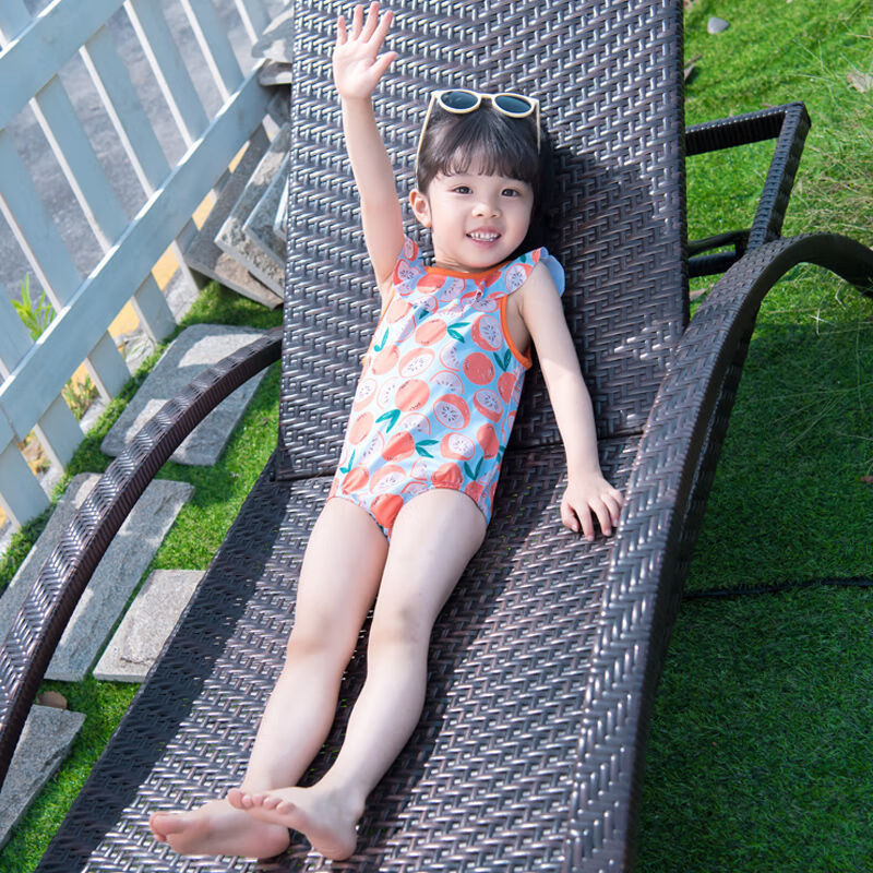 女童连体泳衣夏装2021新款韩版泳装宝宝儿童小公主夏天海边游泳衣连体