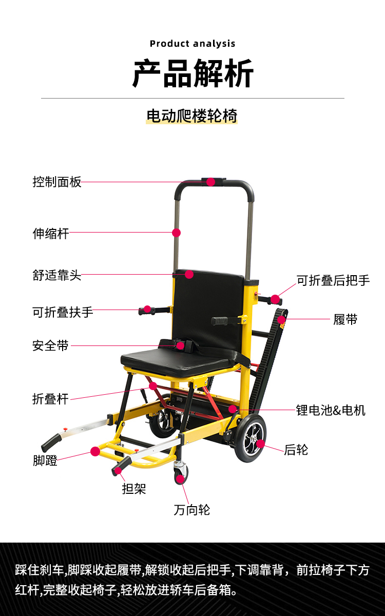 轮椅价格爬楼梯图片