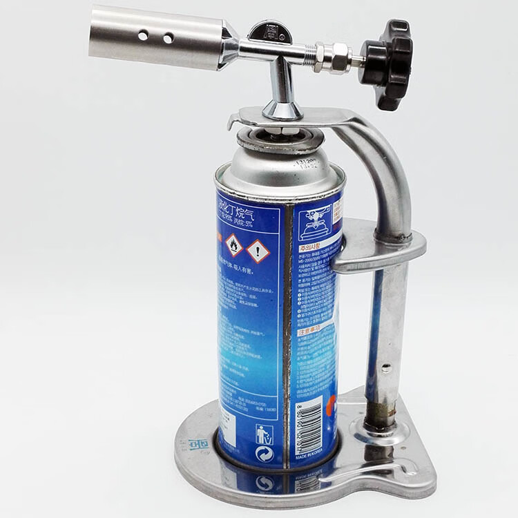 惠利得台湾喷灯zd02b不锈钢架式瓦斯卡式喷枪烘焙烹饪烧烤点炭zd02b