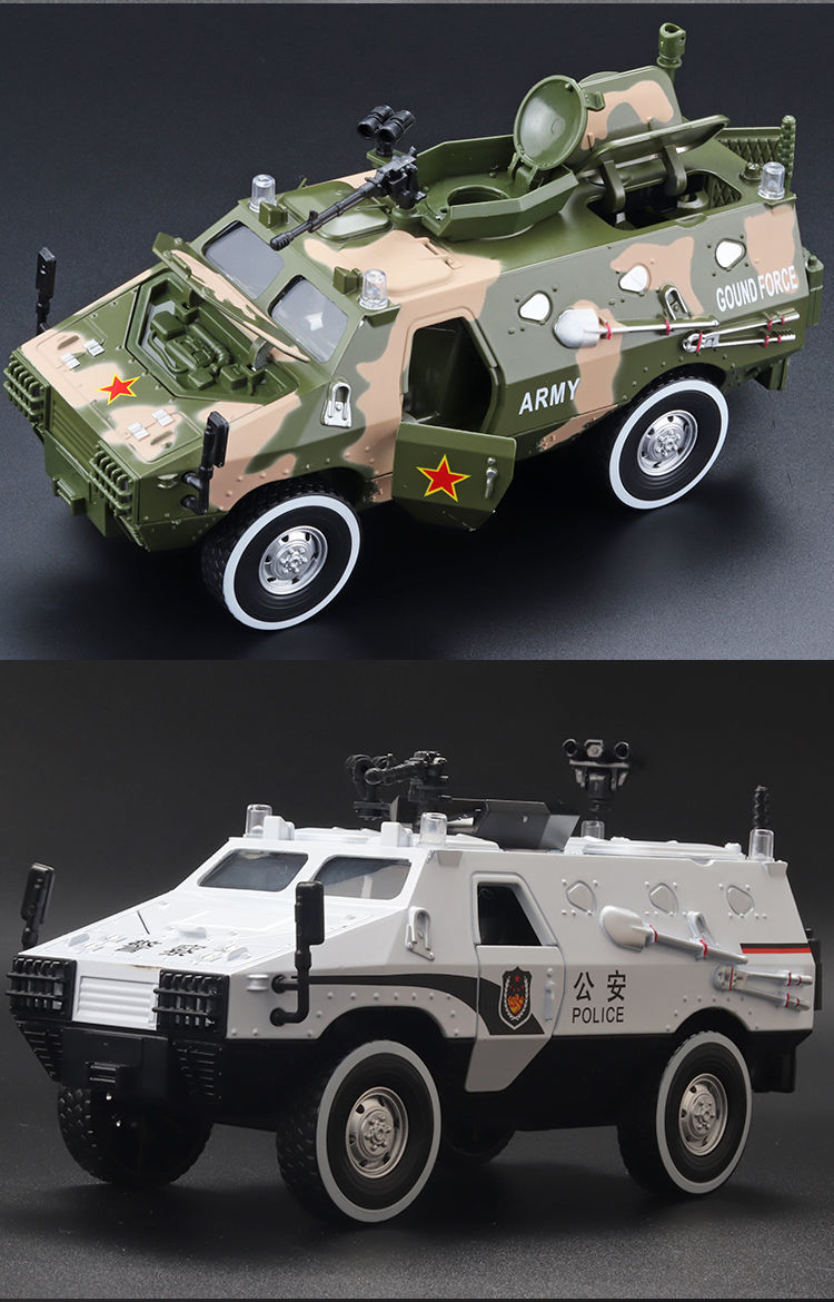 俄罗斯虎式装甲车模型玩具军事仿真合金战车防爆警运兵车特种部队合金