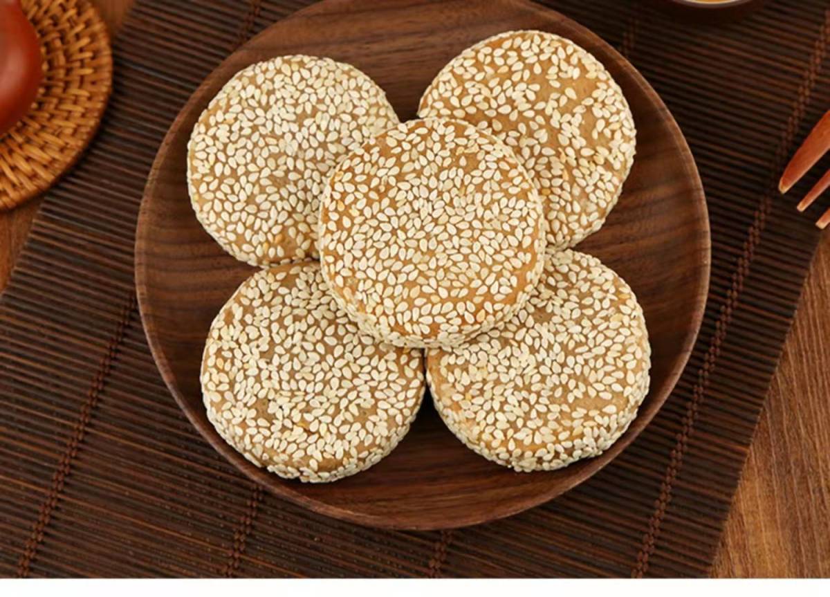 木糖醇荞麦芝麻饼正宗 木糖醇荞麦麻饼乌镇徽七芥麦乔麦代餐糖尿饼