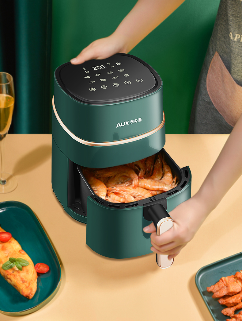 家用47l多功能全自动智能定时大容量无油空气电炸锅机低脂薯条机不沾