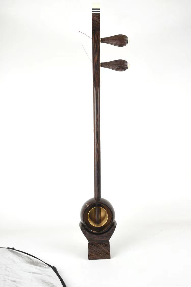 板胡乐器专业鸡翅木平头豫剧板胡红花梨木河南豫剧板胡铜内壳 鸡翅木