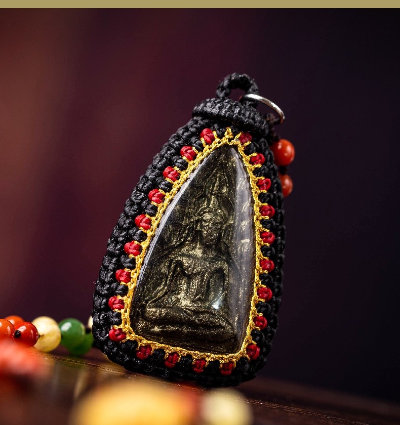 御大师泰国佛牌正牌鲁士甘成功佛吊坠男女正牌真牌链子项链挂链图片色