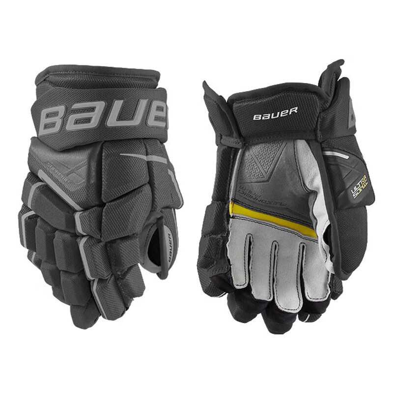 bauer ultrasonic冰球手套鲍尔超音速儿童青少年比赛级手套 儿童8寸