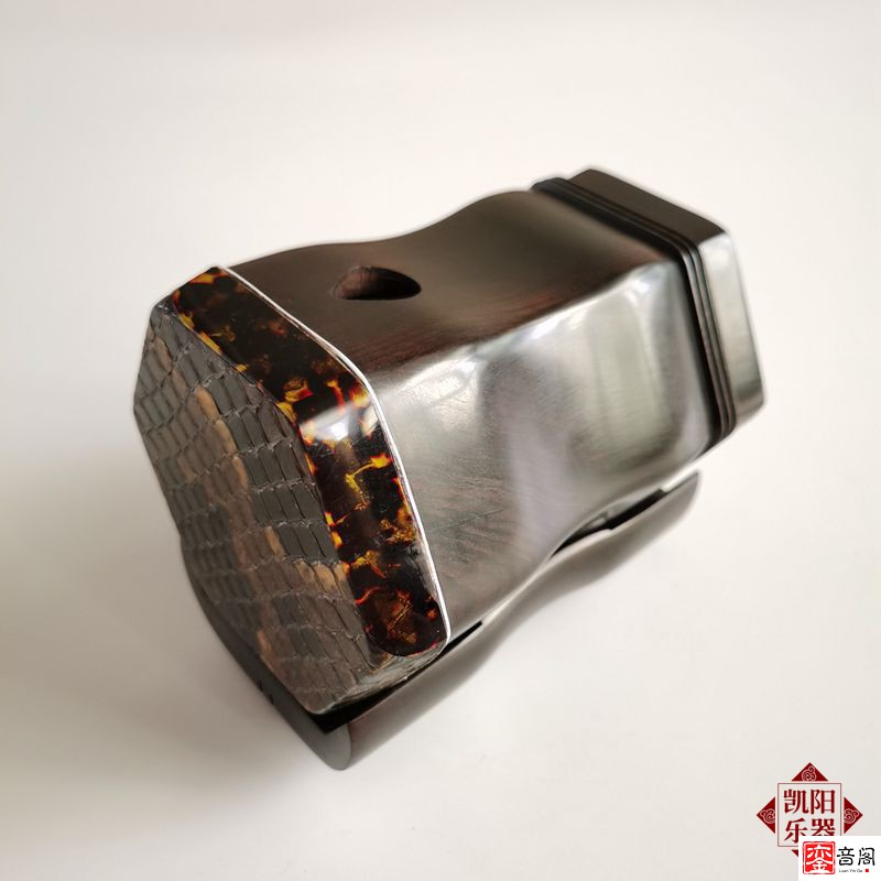 黑檀二胡桶子 专业二胡琴桶 黑檀二胡筒 大皮格二胡桶 二胡配件 扁孔