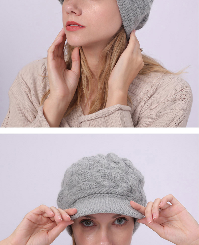 恒源祥纯羊毛毛线帽女21年秋冬新款帽子女生冬天秋冬季女士妈妈羊毛帽