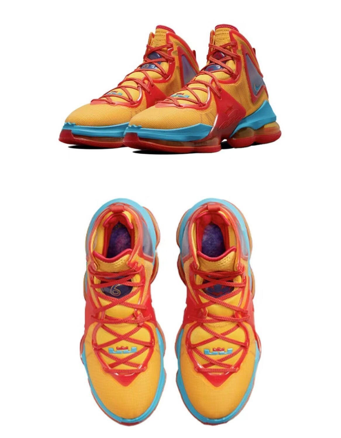 新品勒布朗詹姆斯球鞋 lebron19 篮球鞋高帮气垫实战室内外运动鞋