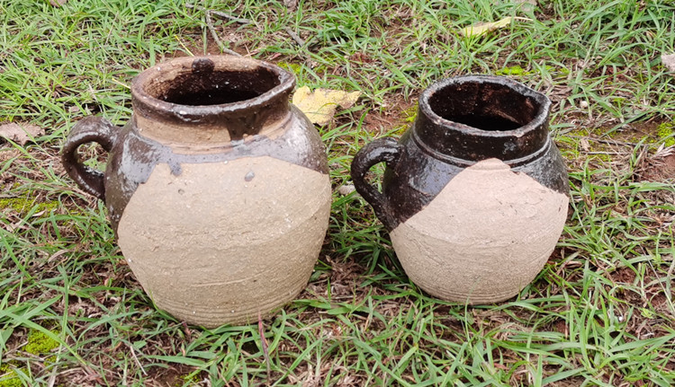 瓦罐炖盅煨汤瓦罐老式手工粗土沙锅家用瓦罐煨汤沙罐陶罐煲汤湖北土吊