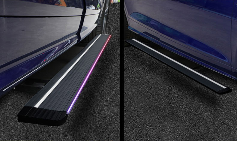 适用于h6电动踏板大狗原厂款脚踏板h7f7智能流光自动伸缩迎宾踏板改装