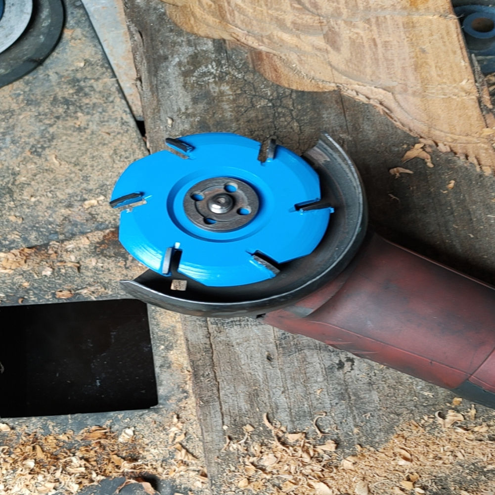 新款木工铲刀木雕茶几茶桌六角铲刀雕刻刀角磨机打磨铲刀盘根雕新款开