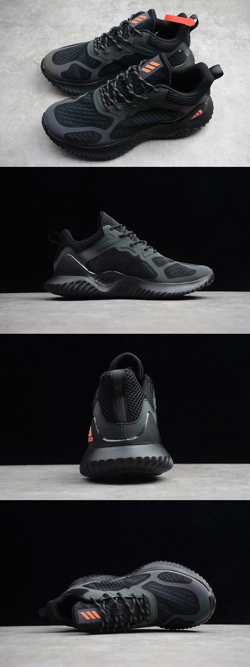 三叶草阿尔法跑步鞋男女运动鞋变色龙冰丝网面透气反光鞋子黑白冰丝