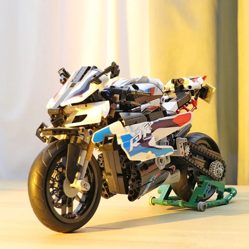 七夕节情人节送男友 摩托车模型机车男朋友生日礼物礼盒装男孩拼装