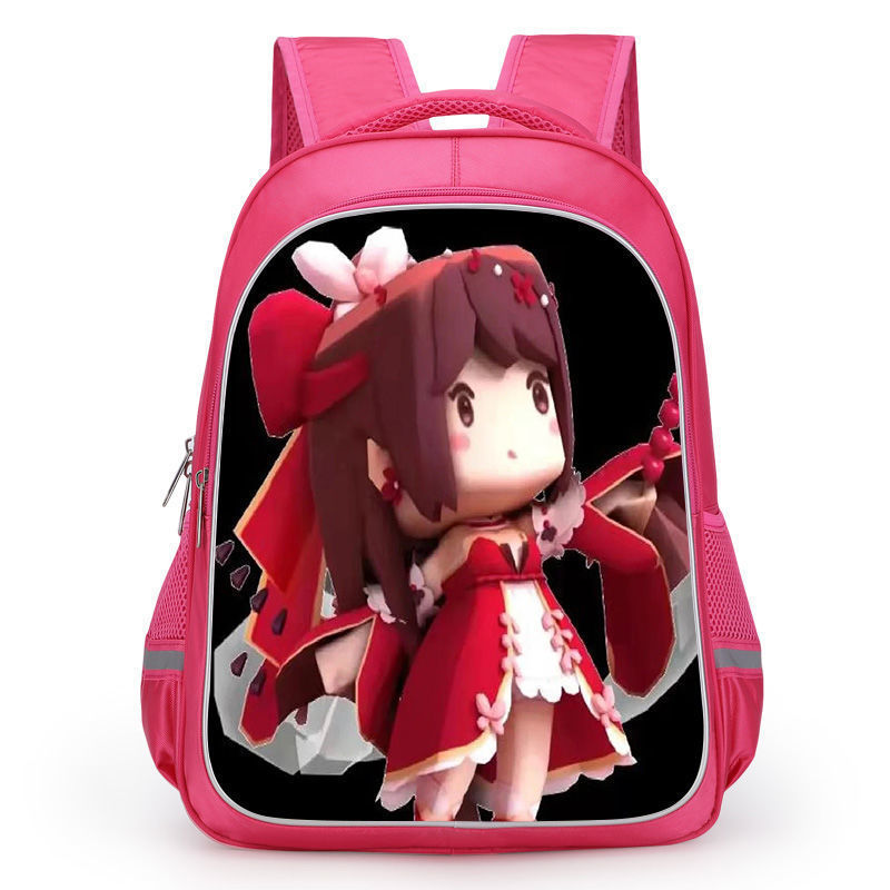 士尼官方旗舰同款迷你世界小学生书包女童花小楼背包一二三年级轻便