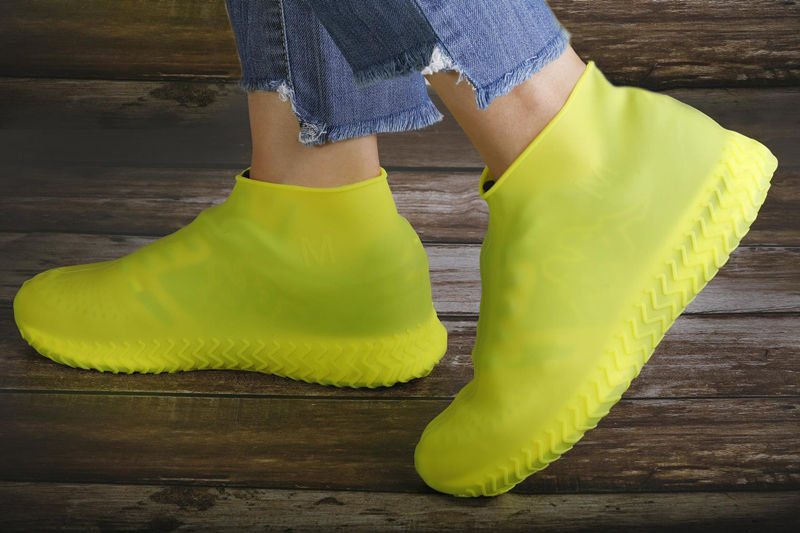 旅行鞋套儿童成人防水鞋套沙滩鞋套水鞋居家日用防护雨鞋便携大码透明