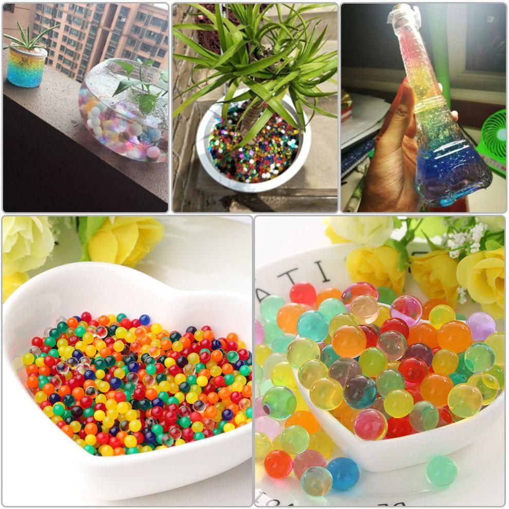 7-8mm吸水珠1万每包8-11毫米水培植物珠子水培珠养花泥海绵宝宝泡-锐